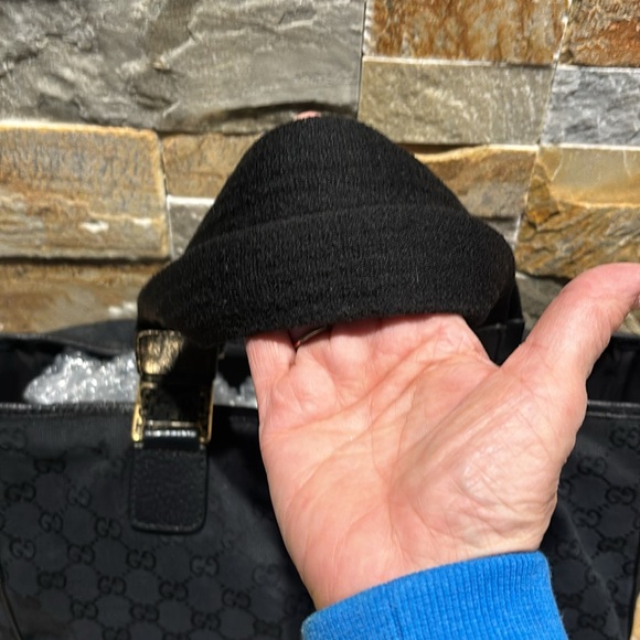 VINTAGE Gucci shoulder/tote bag with horsebit detail in VG used condition - Picture 13 of 15